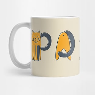 Paige | Girl Name | Cat Lover | Cat Illustration Mug